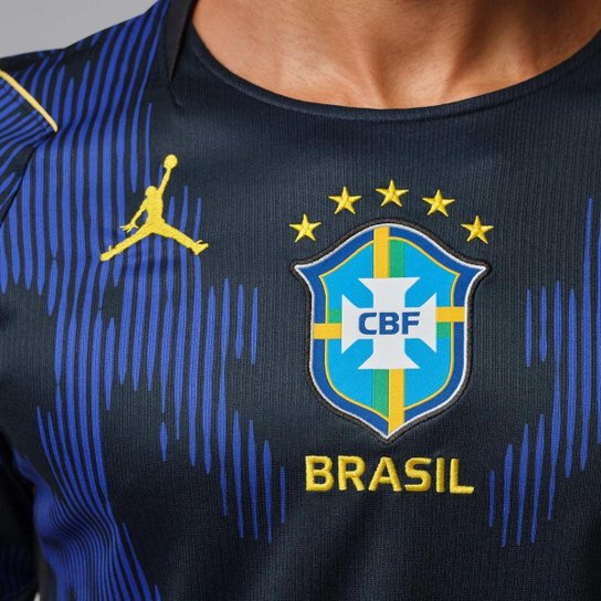 Camisa Brasil Jordan II 2026/27 Torcedor Pro Masculina